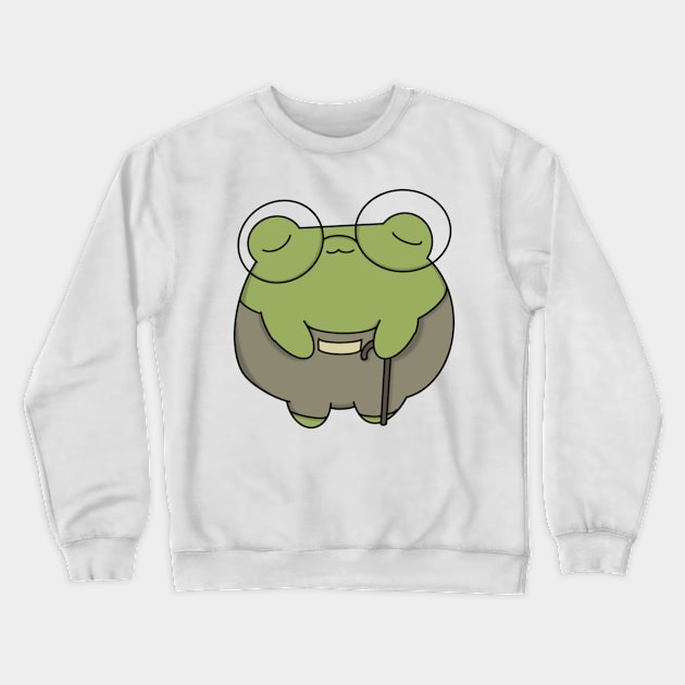 Poppa Froggy Crewneck Sweatshirt by PrincessFroggy Designs